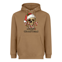 Toasted Coconut merry christmas skull Heavyweight Hoodie - RanaPortraitStore