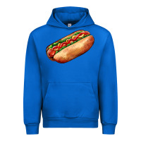 Cobalt American hot dog Urban Hoodie - AdoDesignShop