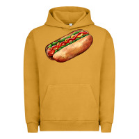 Pigment Peanut Butter American hot dog Urban Hoodie - AdoDesignShop