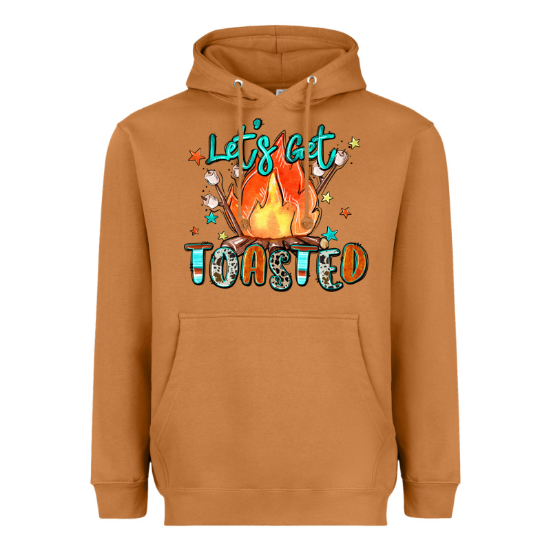 Let's Get Toasted Heavyweight Hoodie by Zillion Design Studio | Teevron