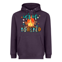 Plum let's get toasted Heavyweight Hoodie - Zillion Design Studio