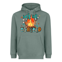 Sage let's get toasted Heavyweight Hoodie - Zillion Design Studio