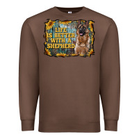 Chestnut life is better with a shepperd Premium Sweatshirt - RanaPortraitStore