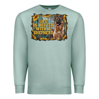 Seafoam life is better with a shepperd Premium Sweatshirt - RanaPortraitStore