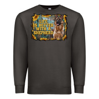 Smoke life is better with a shepperd Premium Sweatshirt - RanaPortraitStore