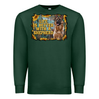 Sports Green life is better with a shepperd Premium Sweatshirt - RanaPortraitStore