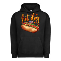 Pigment Black hot dog Urban Hoodie - AdoDesignShop