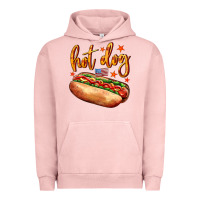 Pigment Salmon hot dog Urban Hoodie - AdoDesignShop