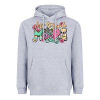 Heather Grey less people more cats Heavyweight Hoodie - Zillion Design Studio
