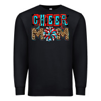 Black Cheer mom Premium Sweatshirt - Zillion Design Studio