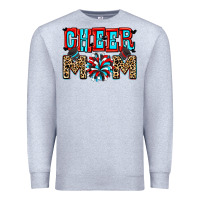 Heather Grey Cheer mom Premium Sweatshirt - Zillion Design Studio