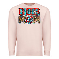 Pale Pink Cheer mom Premium Sweatshirt - Zillion Design Studio