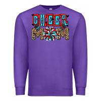 Purple Cheer mom Premium Sweatshirt - Zillion Design Studio