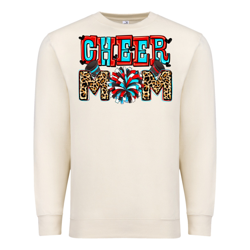 Cheer Mom Premium Sweatshirt by Zillion Design Studio | Teevron