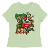 Matcha home for the holidays louisiana Ladies Tee - BarkalooDesign