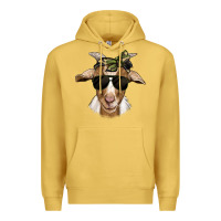 Antique Gold camouflage bandana goat Premium Hoodie - Jasminsmagicworld
