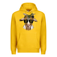 Lemon camouflage bandana goat Premium Hoodie - Jasminsmagicworld