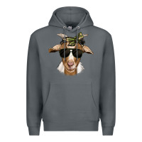 Rock camouflage bandana goat Premium Hoodie - Jasminsmagicworld