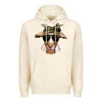 Sandshell camouflage bandana goat Premium Hoodie - Jasminsmagicworld