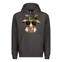 Smoke camouflage bandana goat Premium Hoodie - Jasminsmagicworld