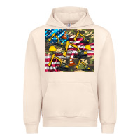 Sandshell excavator American flag Urban Hoodie - Artiststas