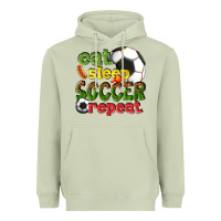 Matcha eat sleep soccer repeat Heavyweight Hoodie - texasbilliewilder