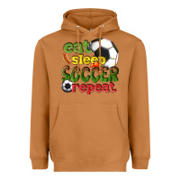 Meerkat eat sleep soccer repeat Heavyweight Hoodie - texasbilliewilder