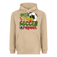 Mushroom eat sleep soccer repeat Heavyweight Hoodie - texasbilliewilder