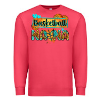 Cardinal basketball nana with leopard Premium Sweatshirt - Zillion Design Studio