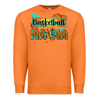 Carrot basketball nana with leopard Premium Sweatshirt - Zillion Design Studio