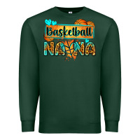 Sports Green basketball nana with leopard Premium Sweatshirt - Zillion Design Studio