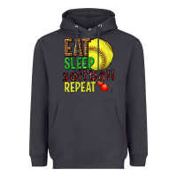 Smoke eat sleep softball repeat Heavyweight Hoodie - texasbilliewilder