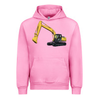 Fuchsia Pink excavator Urban Hoodie - Artiststas