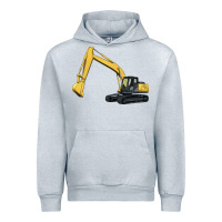 Heather Grey excavator Urban Hoodie - Artiststas
