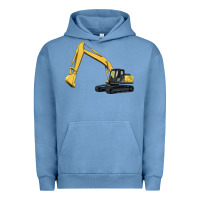 Pigment Pebble Blue excavator Urban Hoodie - Artiststas