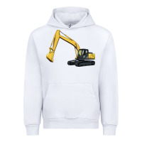 White excavator Urban Hoodie - Artiststas
