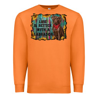 Carrot life is better with a labrador Premium Sweatshirt - RanaPortraitStore