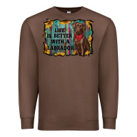 Chestnut life is better with a labrador Premium Sweatshirt - RanaPortraitStore