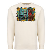 Sandshell life is better with a labrador Premium Sweatshirt - RanaPortraitStore