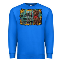 True Royal life is better with a labrador Premium Sweatshirt - RanaPortraitStore