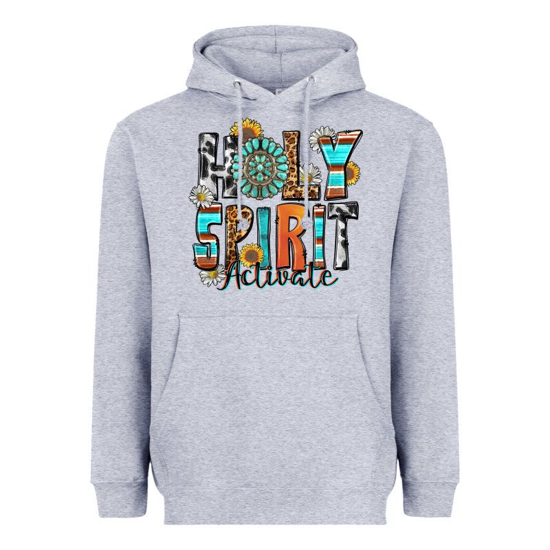 Holy Spirit Activate Heavyweight Hoodie by Zillion Design Studio | Teevron