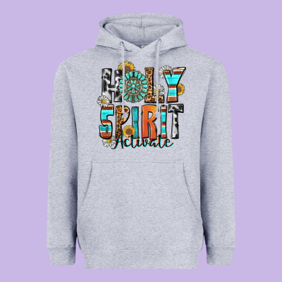 Holy Spirit Activate Heavyweight Hoodie Designed By Zillion Design Studio