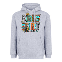Heather Grey holy spirit activate Heavyweight Hoodie - Zillion Design Studio