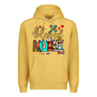 Antique Gold blessed nurse Premium Hoodie - BundleAndBundleShop