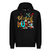 Black blessed nurse Premium Hoodie - BundleAndBundleShop
