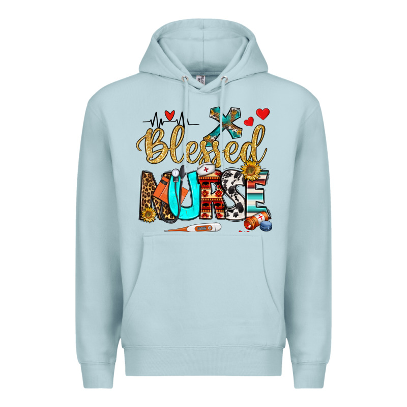 Blessed Nurse Premium Hoodie by BundleAndBundleShop | Teevron
