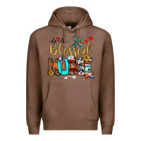 Chestnut blessed nurse Premium Hoodie - BundleAndBundleShop