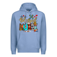 Colony Blue blessed nurse Premium Hoodie - BundleAndBundleShop