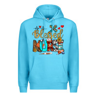 Ocean Blue blessed nurse Premium Hoodie - BundleAndBundleShop