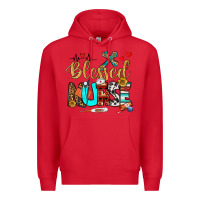 Red blessed nurse Premium Hoodie - BundleAndBundleShop